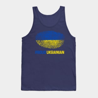 Ukraine Flag Proud Ukrainian Tank Top